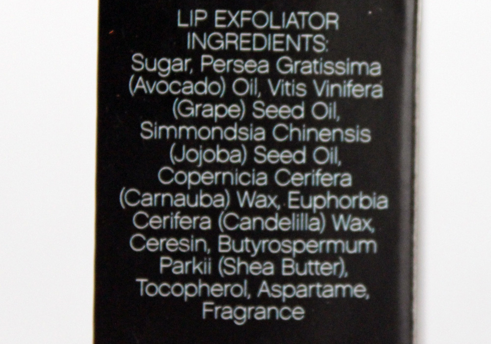 e.l.f. Lip Exfoliator Ingredients