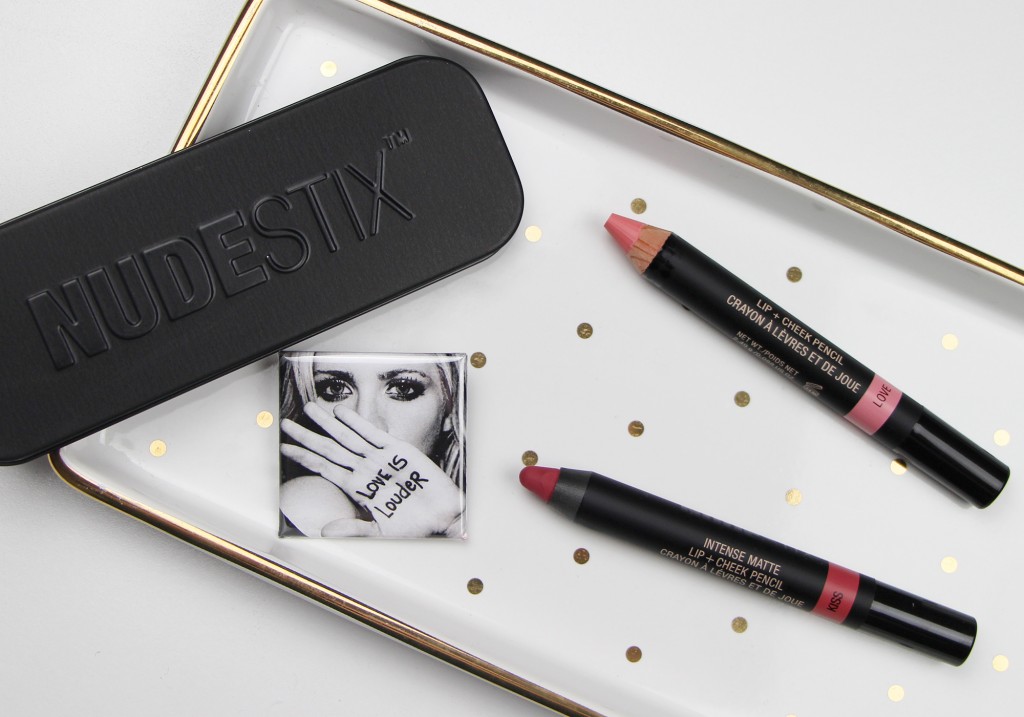 NUDESTIX x Love is Louder Lip and Cheek Pencils in Love Kiss Review