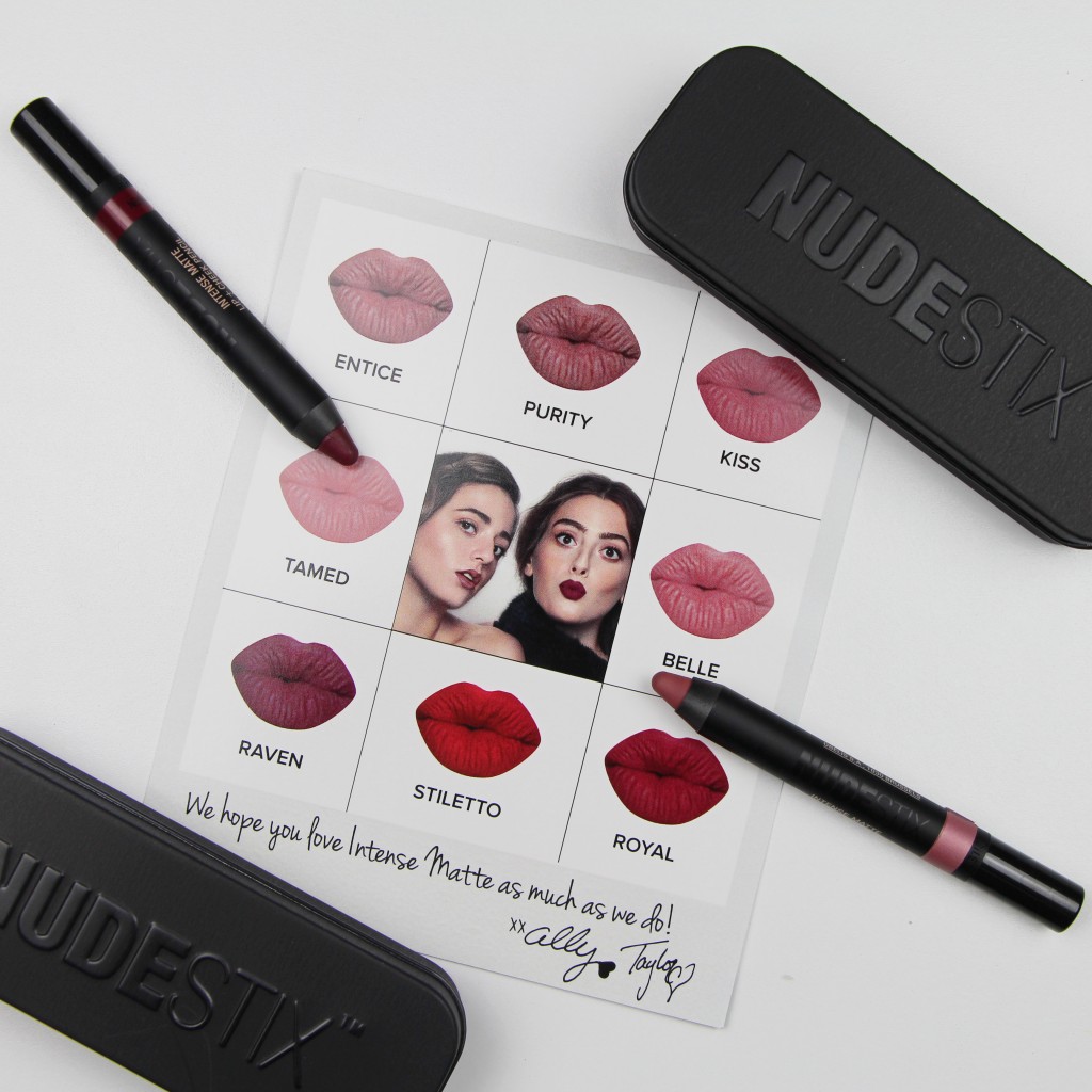 NUDESTIX Intense Matte Lip + Cheek Pencil Review Purity Raven Blur Pencil 2